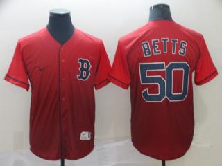 Nike Boston Red Sox 50 Mookie Betts Baseball Jersey Red Drift