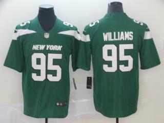 New York Jets 95 Quinnen Williams Football Jersey Legend Green