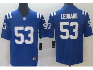 Indianapolis Colts 53 Darius Leonard Football Jersey Legend Blue