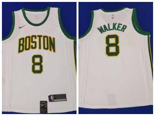Nike Boston Celtics 8 Kemba Walker Basketball Jersey White Fan