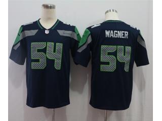 Seattle Seahawks 54 Bobby Wagner Football Jersey Legend Navy Blue