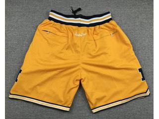 Michigan yellow pocket pants
