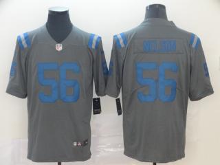 Indianapolis Colts 56 Quenton Nelson Football Jersey Legend Gray
