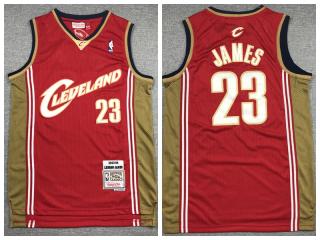 Cleveland Cavaliers 23 LeBron James Basketball Jersey Red