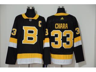 Adidas Classic Boston Bruins 33 Zdeno Chara Ice Hockey Jersey Black