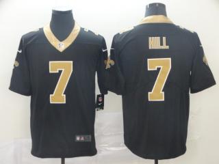 New Orleans Saints 7 Taysom Hill Football Jersey Legend Black
