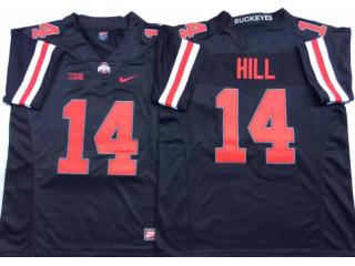 Ohio State 14 K.J. Hill College Football Jersey Black