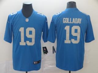 Detroit Lions 19 Kenny Golladay Football Jersey Legend Blue