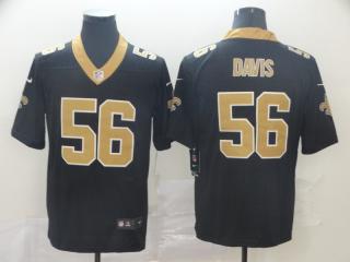 New Orleans Saints 56 DeMario Davis Football Jersey Legend Black
