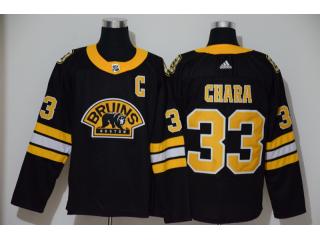 Adidas Classic Boston Bruins 33 Zdeno Chara Ice Hockey Jersey Black 
