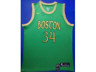 Nike Boston Celtics 34 Paul Pierce Basketball Jersey Green City Edition