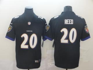 Baltimore Ravens 20 Ed Reed Football Jersey Limited Black