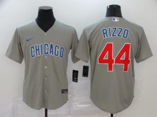 Nike Chicago Cubs 44 Anthony Rizzo Baseball Jersey Gray Fan