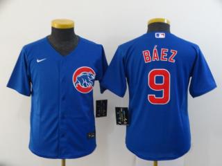 Youth Nike Chicago Cubs 9 Javier Baez Baseball Jersey Blue