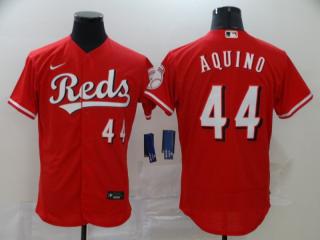 Nike Cincinnati Reds 44 Aristides Aquino Flexbase Baseball Jersey Red