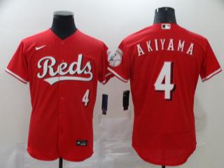 Nike Cincinnati Reds 4 Shogo Akiyama Flexbase Baseball Jersey Red