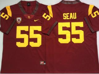 USC Trojans 55 Junior Seau College Football Jersey Red