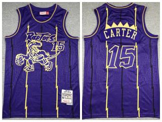 Toronto Raptors 15 Vince Carter Basketball Jersey Purple Limited Edition