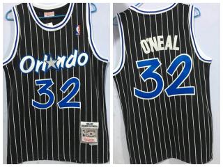 Orlando Magic 32 Shaquille O'Neal Basketball Jersey Black Retro