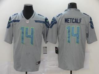 Seattle Seahawks 14 DK Metcalf Football Jersey Legend Gray