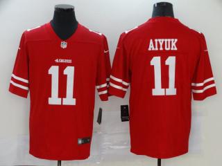 San Francisco 49ers 11 Brandon Aiyuk Football Jersey Legend Red