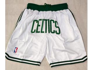 Boston Celtics shorts White Shorts Retro