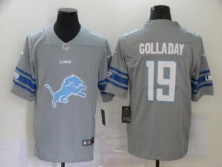 Detroit Lions 19 Kenny Golladay Football Jersey Legend  Gray Team logo fashion