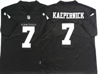 San Francisco 49ers 7 Colin Kaepernick Football Jersey Legend Black