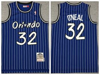 Orlando Magic 32 Shaquille O'Neal Basketball Jersey Blue Retro