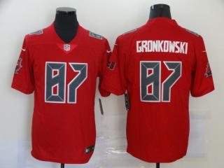 Tampa Bay Buccaneers 87 Rob Gronkowski Football Jersey Legend Red