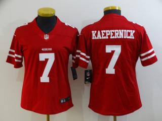 Women San Francisco 49ers 7 Colin Kaepernick Football Jersey Legend Red