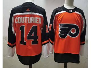 Adidas Philadelphia Flyers 14 Sean Couturier Ice Hockey Jersey Orange