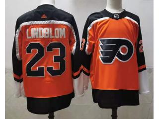 Adidas Philadelphia Flyers 23 Oskar Lindblom Ice Hockey Jersey Orange