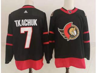 Adidas Ottawa Senators 7 Brady Tkachuk Ice Hockey Jersey Black