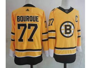 Adidas Boston Bruins 77 Ray Bourque Ice Hockey Jersey Yellow