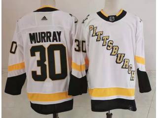 Adidas Pittsburgh Penguins 30 Matt Murray Ice Hockey Jersey White
