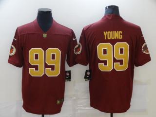 Washington Redskins 99 Chase Young Football Jersey Legend Red