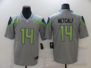 Seattle Seahawks 14 DK Metcalf Football Jersey Legend Gray