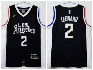 Nike L.A. Clippers 2 Kawhi Leonard Basketball Jersey Black City Edition