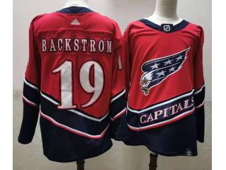 Adidas Washington Capitals 19 Nicklas Backstrom Ice Hockey Jersey Red