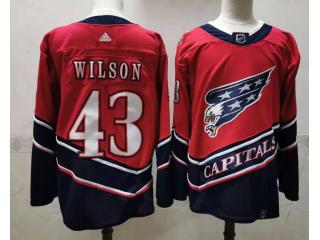 Adidas Washington Capitals 43 Tom Wilson Ice Hockey Jersey Red