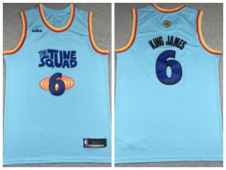 Slam dunk 6 King James Basketball Jersey Blue