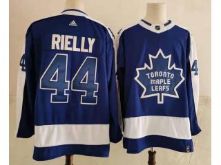 Adidas Toronto Maple Leafs 44 Morgan Rielly Ice Hockey Jersey Blue