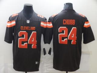 Cleveland Browns 24 Nick Chubb Football Jersey Legendary Brown