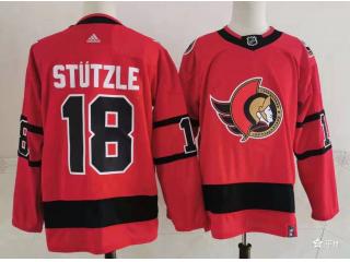 Adidas Ottawa Senators 18 Tim Stutzle Ice Hockey Jersey Red