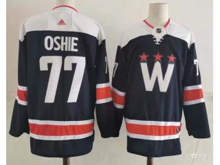 Adidas Washington Capitals 77 T.J. Oshie Ice Hockey Jersey Nany Blue
