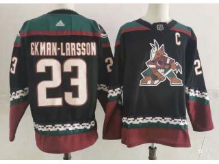Adidas Arizona Coyotes 23 Oliver Ekman-Larsson Ice Hockey Jersey Black