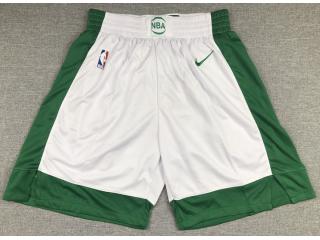 Nike White Boston Celtics shorts