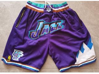 Nike Utah Jazz Purple Mesh Shorts Retro
