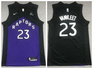 Nike Toronto Raptors 23 Fred VanVleet Basketball Jersey Purple and black award Edition